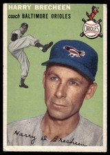 1954 Topps Harry Brecheen Baltimore Orioles #203