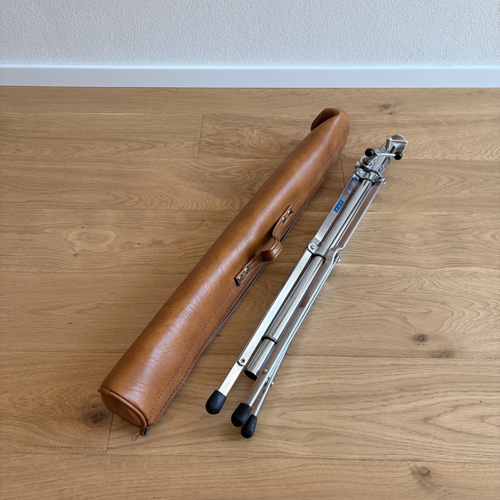 Vintage Original Hohner Piano Bass Stand with Original Leather Case! Super Rare!