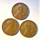 1940 P, D & S Lincoln Wheat Cent, Penny,  Fine