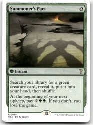 Summoner's Pact (White Border) - Mystery Booster 2 #74/385 Rare