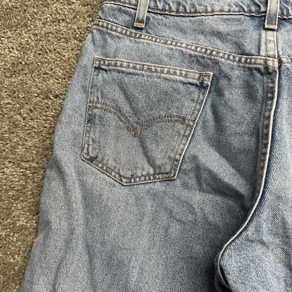 Vtg 90s Levi's 550 White Tab Shorts Sz 34W 10L Denim Made in USA 100% Cotton Men - Image 2 of 4