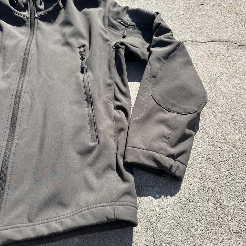 Triple Aught Design TAD Gear Stealth Jacket Hoodie Men's Medium Full Zip Nylon - Image 4 of 4