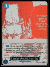 If I Bowed Down to Power, What's the Point in Living? OP13-057 3rd Anniversary