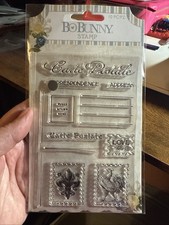 Bo Bunny 10 Piece Boulevard Stamp 2019 Clear Acrylic Stamps