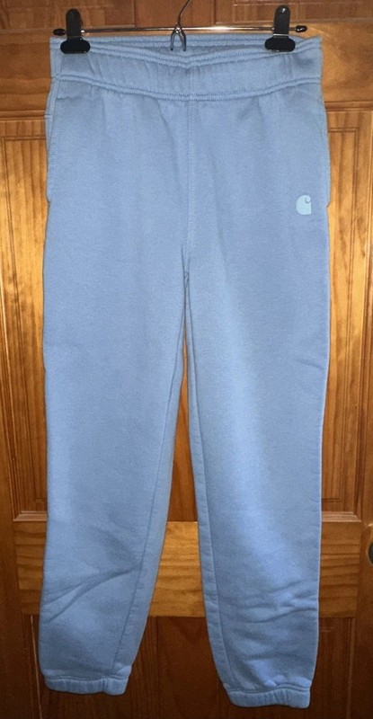 Carhartt BN5510-W Women's XS (0-2)Relaxed Fit Fleece Joggers, Soft Lite blue