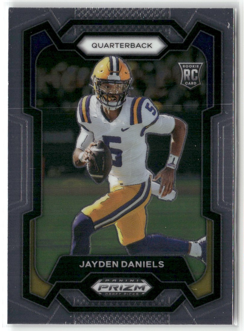 2024 PRIZM DRAFT PICKS JAYDEN DANIELS LSU TIGERS RC #108