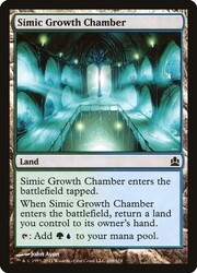 Simic Growth Chamber #288 Commander 2011 Common Land MTG