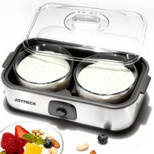 Yogurt Maker Machine W/ Two 1-Quart Containers Larger Batches Oatmeal