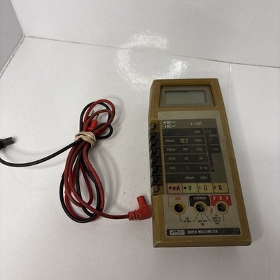 Fluke 8020B Digital Multimeter Tested w/ Leads Vintage