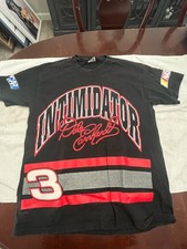 VTG Nascar Dale Earnhardt The Intimidator T Shirt Men L Double Sided AOP Racing