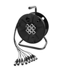 Pronomic Stage 8/0 XLR Multicore Sub Snake Sub Multi Core Stagebox 15m Trommel