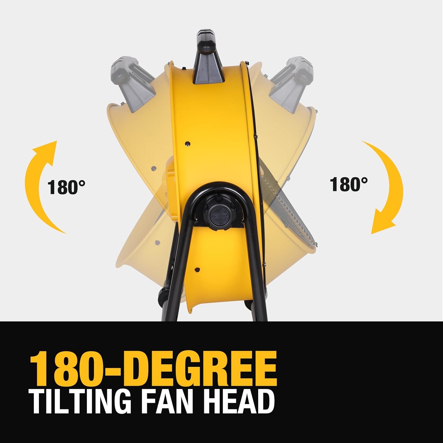DXF2042 Industrial Fan,20 Inch High Velocity Fans with 3 Speed Tilting Head