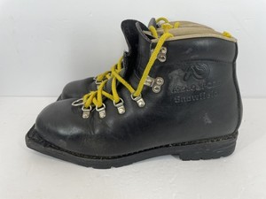 Vintage Asolo Snowfield Italy Leather Mountaineering Boots with Duckbill Toe 9.5 Asolo Telemark Boots for sale | eBay main image 2