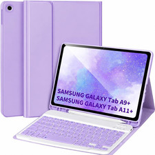 Keyboard Case for Samsung Galaxy Tab A9 A11 11 with S Pen Holder