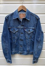 Vintage 90s: Levi's 557 Big E Denim TruckerJacket - Made in Japan Size M