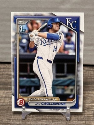 2024 Bowman Draft JAC CAGLIANONE Kansas City Royals 1st Bowman Rookie RC #BD-8