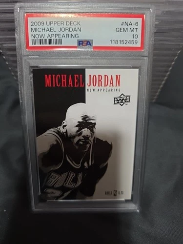 2009-10 Upper Deck Michael Jordan Now Appearing PSA 10 *NEW CERT *GRAIL CARD