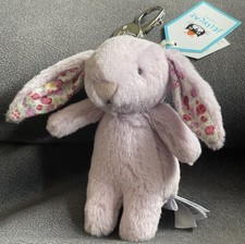 Jellycat Blossom Jasmine Bunny Bag Charm Retired Lop Rabbit Keyring Keychain