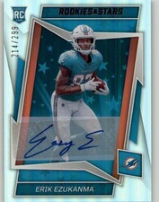 2022 Panini Rookies & Stars Erik Ezukanma Rookies Signatures #141 /299 Dolphins