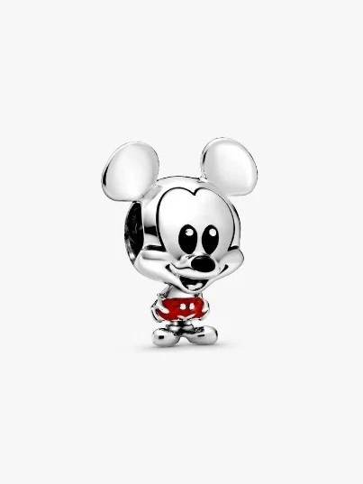 Pandora x Disney Mickey Maus Rote Hose Charm Anhänger s925 ID 798905C01 #Xmas # - Bild 2 von 2