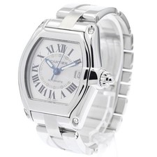 CARTIER ROADSTER LM W62000V3 37mm SS Silver #C27714