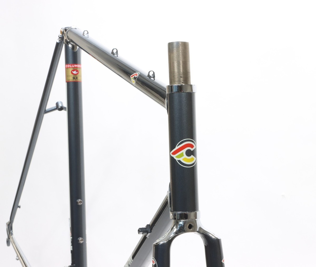 Cadre Vélo Simonelli Specialissima Columbus SLX Cinelli 62 Cm - Coloré Chrome - Occasion