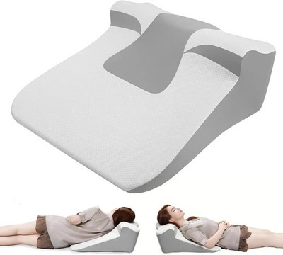 Ergonomic Bed Wedge Pillow for Sleep Apnea, Acid Reflux & Snoring Relief