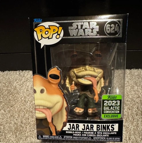 Funko Pop! Jar Jar Binks # 624 Star Wars 2023 Galactic Convention Exclusive