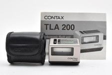 All Tested MINT/w case Contax TLA200 Silver Shoe Mount Flash For G1 G2 JAPAN