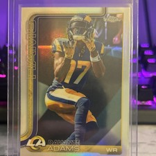 Topps Chrome Refractor Davante Adams Los Angeles Rams 
