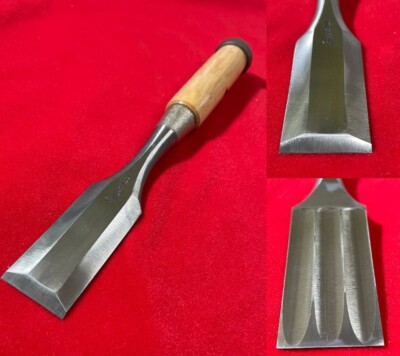 Japanischer Holzmeißel Holzmeißel Yoshio Usui 36 mm alle HSS Klinge 碓氷淑夫