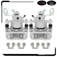 Rear Left Right Brake Calipers w/ Bracket Pair For 2007-2015 Mini Cooper