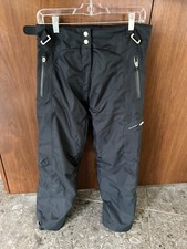 Obermeyer Snow/Ski Pants Women's Adjustable Waistband Pockets Black Winter Sz:4