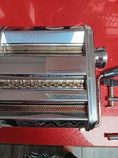 Metaltex 3-in-1 Pasta Machine Maker Stainless Steel Table Top Clamp, Silver,