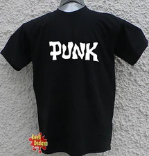 PUNK logo rock new wave anarchy retro T Shirt All Sizes