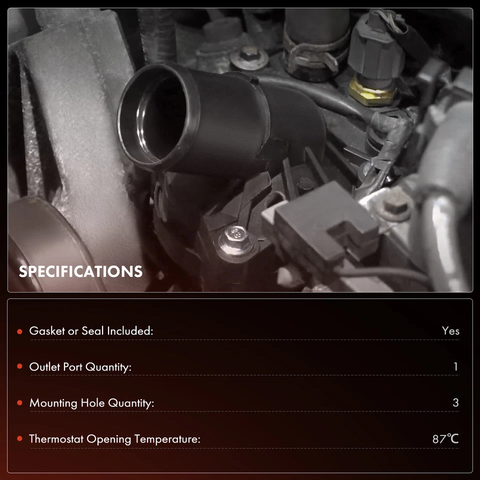 Conjunto de carcasa de termostato de refrigerante de motor para Dodge Sprinter 2500/3500 Freightliner Foto 2 de 4