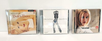 CD lot of 3 CHRISTINA AGUILERA ~ Stripped ~ (Self) ~ Back to Basics (2 discs)
