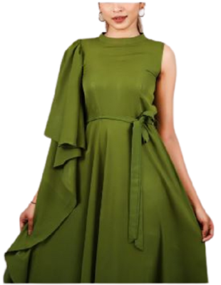 Mint Green Western Women Dress For Party Wear To Look Attractive In Long  Gown | eBay