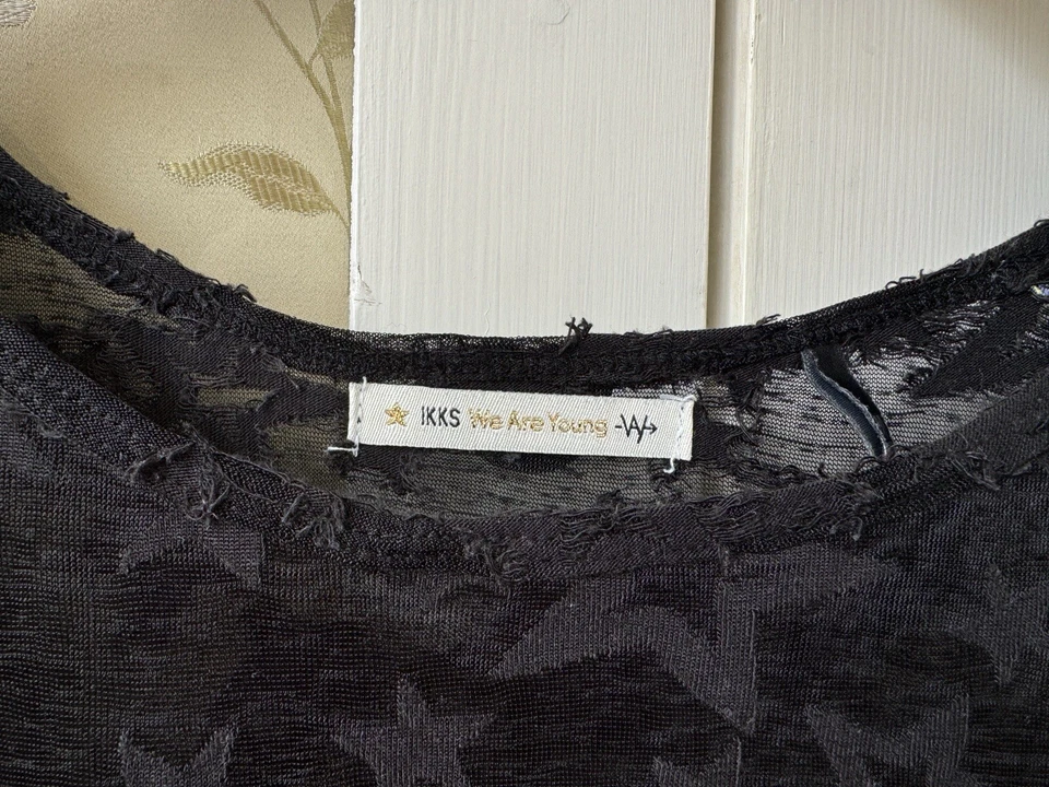 IKKS WAY transparent stars T-shirt - size M (Junior size) - Image 3 of 4