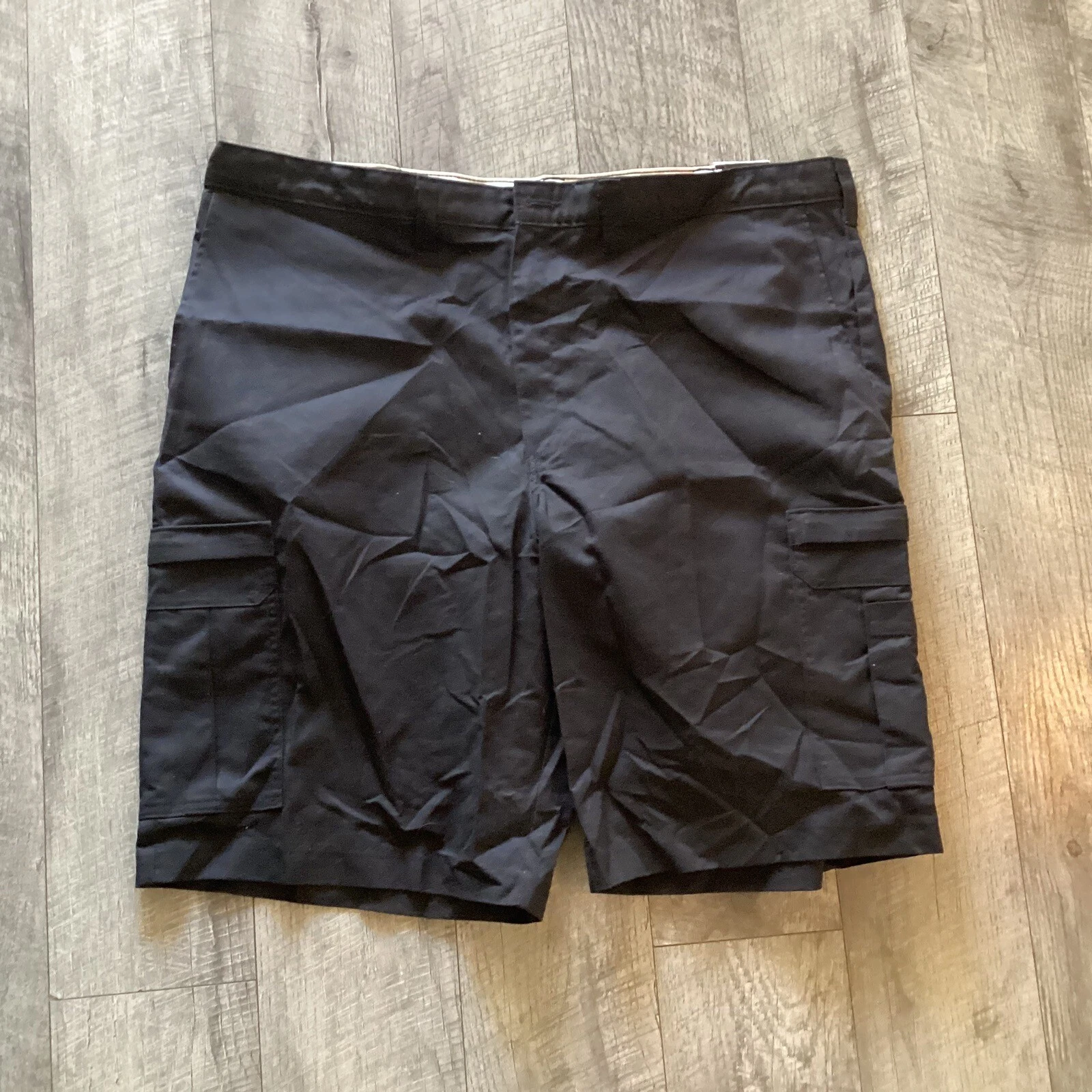 Dickies Cargo Shorts Men's 44 Black Cotton Workwear RN20697