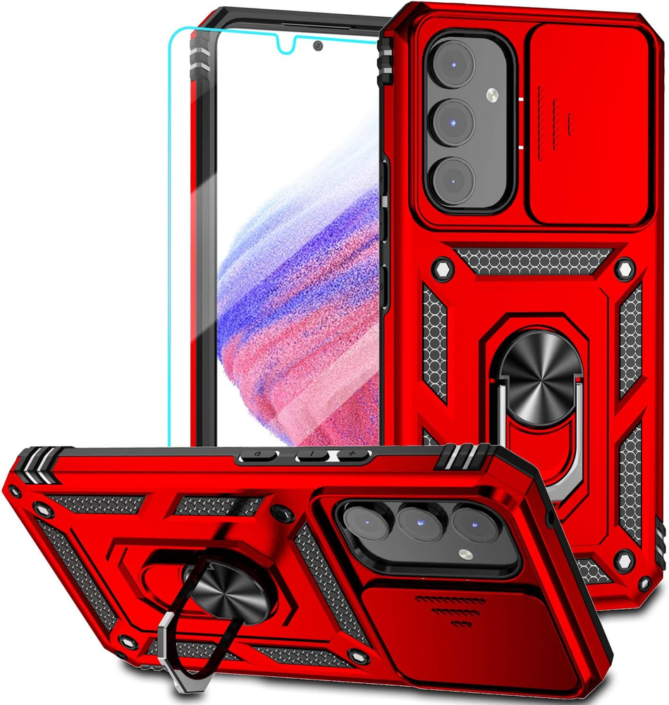 For Galaxy A54 5G Phone Case,Samsung A54 5G Case,With Screen Protectors and C...