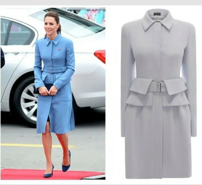 Alexander McQueen Dress Coat UK 12 Aso Royal UK