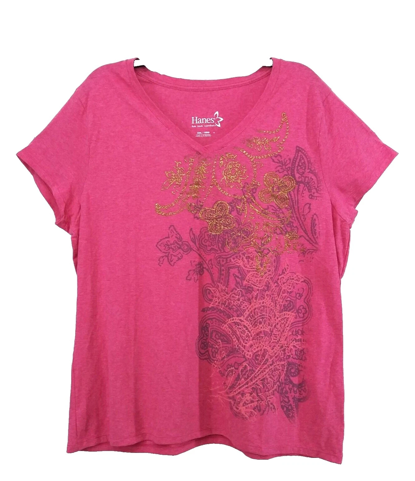 Tops floral Casual Hanes para De mujer