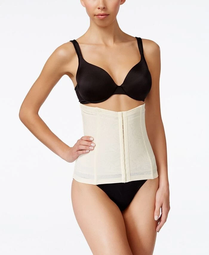 NEW! Maidenform Sz M Firm Control Instant Slimmer Waist Trainer FL6868  Ivory