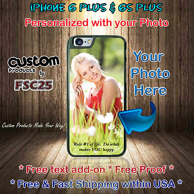 Custom Phone Cases Personalized gifts Your Photo for Apple iPhone 6s PLUS 6  PLUS | eBay