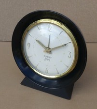 Réveil à clé JAPY CADET noir vintage ancien FONCTIONNE alarm clock wake wrench