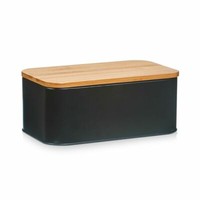 Zeller Brotkasten Mit Bamboodeckel BrotbehäLter Brotkiste Brotaufbewahrungsbox
