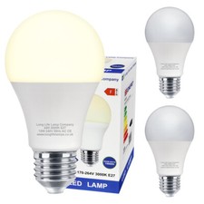 3 Pack 10W GLS LED Light Bulb E27 Edison Screw A60 10w = 100w Warm White