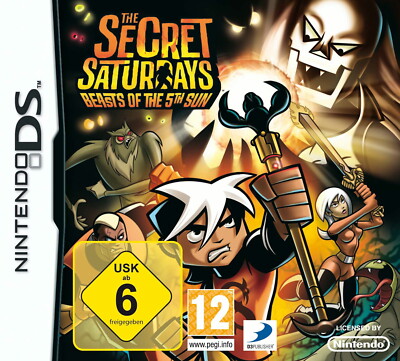 The Secret Saturdays: Beasts of The 5th Sun Nintendo DS, 2010 komplett, SEHR GUT