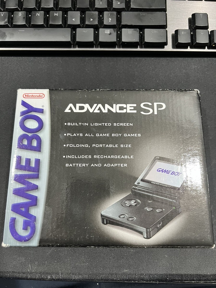 Nintendo Switch (N 168) GameBoy Advance SP Nintendo Game Boy Advance SP - Platinum (AGS-S-ZVA) (AGS-S
